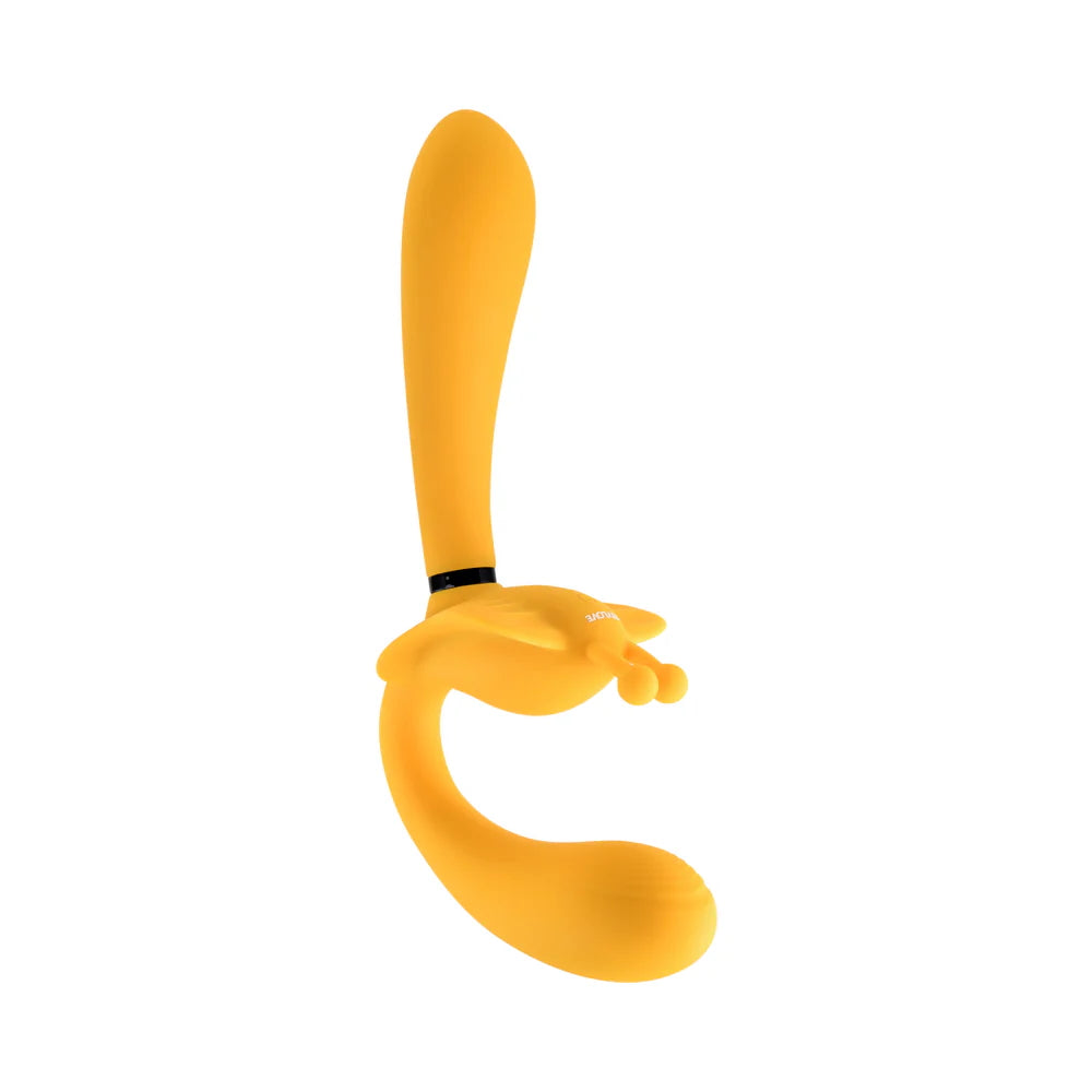 Monarch Rechargeable Silicone Multifunction Vibrating Strapless Strap-On