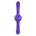 Evolved Our Gyro Vibe Rechargeable Dual Ended Gyrating Silicone Vibrator - Purple