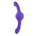 Evolved Our Gyro Vibe Rechargeable Dual Ended Gyrating Silicone Vibrator - Purple