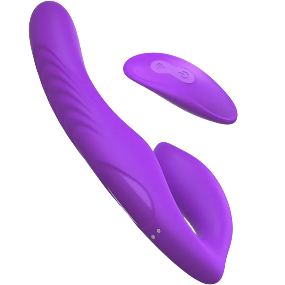 Her Ultimate Strapless Strap-on - Rechargeable Multi-Function with Remote Control