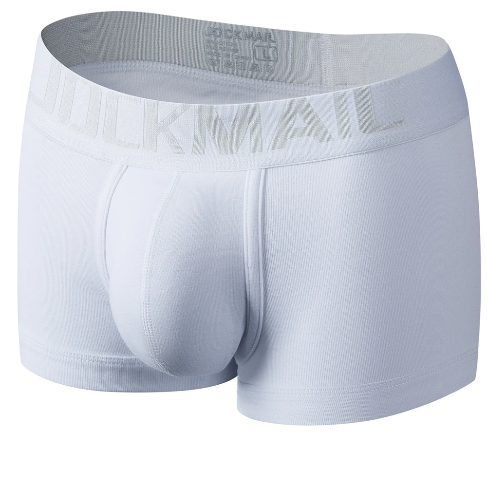 jockmail boxer brief packer underwear white