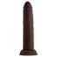 SHAFT Model J 7.5-inch dual-density dildo in Mahogany color, with lifelike veined shaft, soft-touch exterior, and firm inner core for realistic sensation.