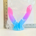 Aurora Twin, 6.75 inch one-of-one silicone double Vault sample