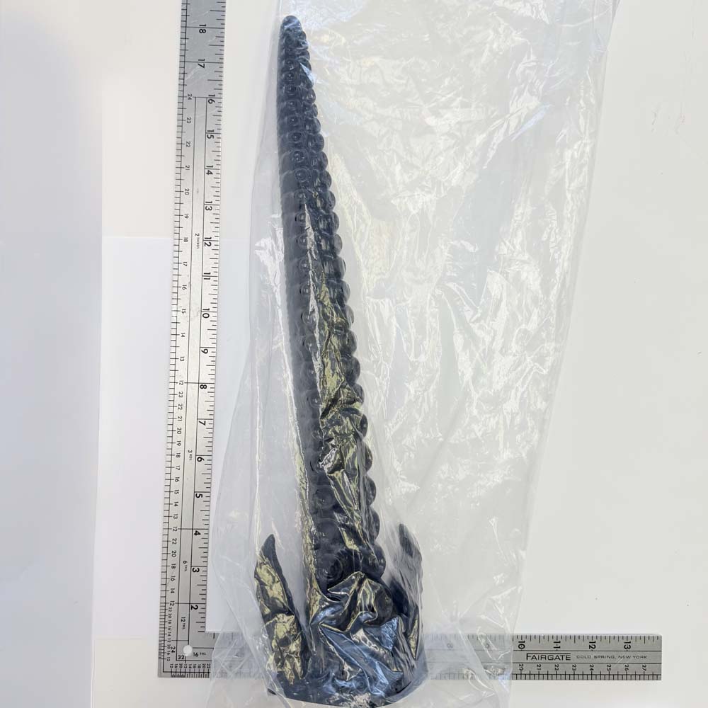 Black Tentacle, 16 inch one-of-one fantasy silicone Vault sample