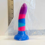 Candy Stripe, 7 inch one-of-one silicone Vault sample
