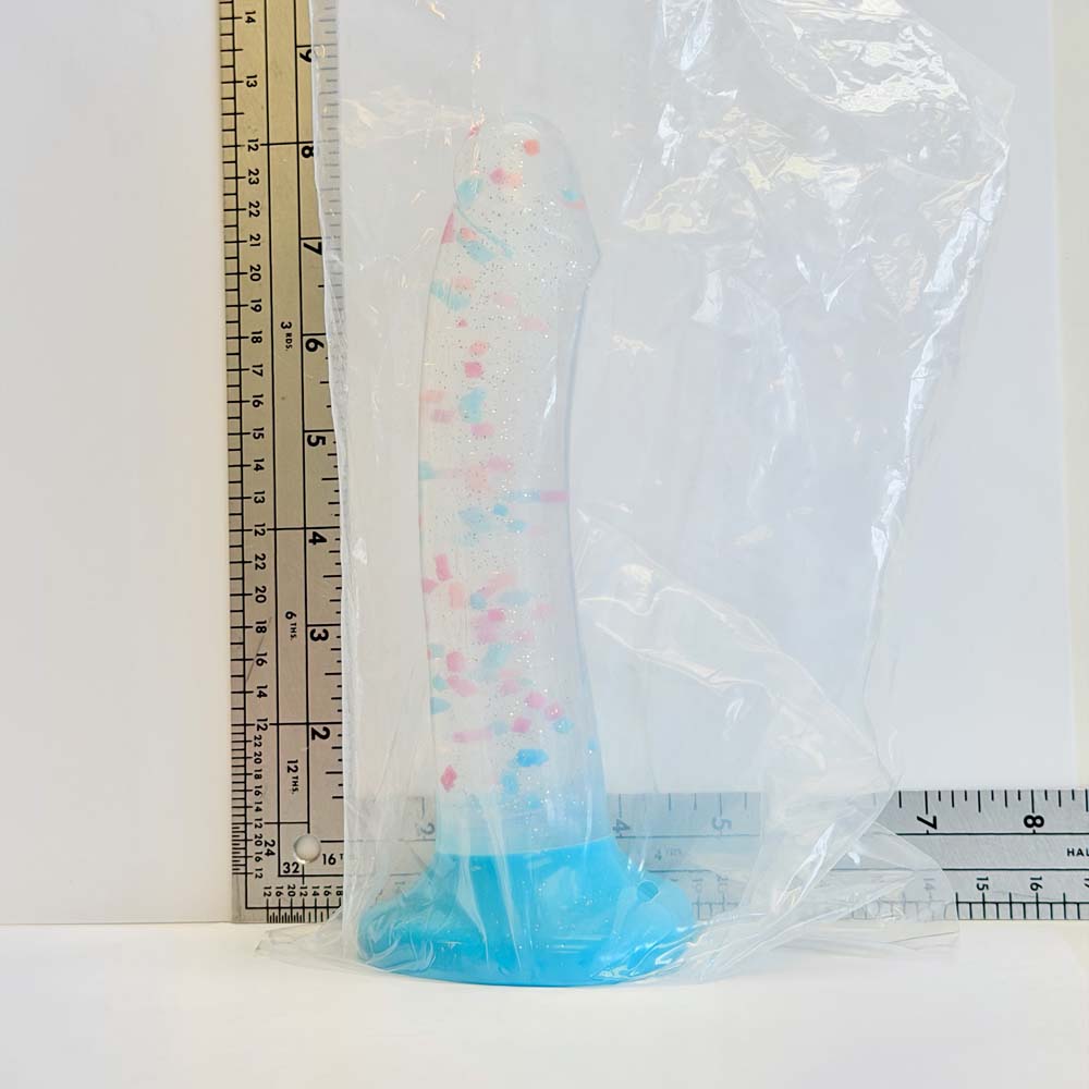 Confetti Pop, 7.5 inch one-of-one silicone Vault sample