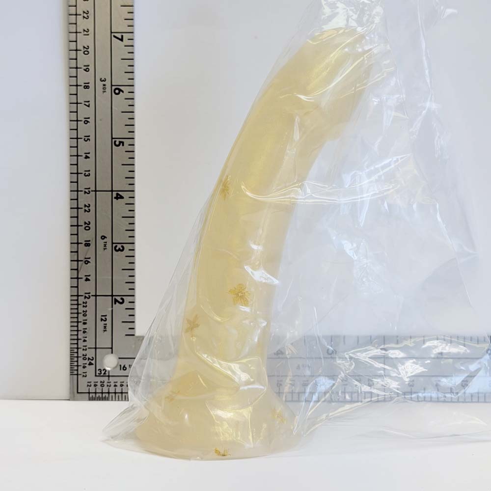 Golden Stardust, 7 inch one-of-one silicone Vault sample