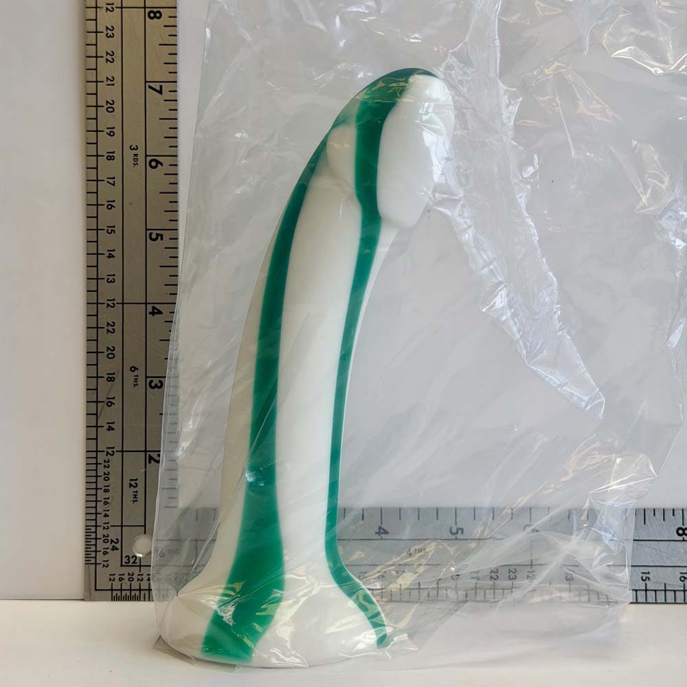 Jade Ribbon, 7 inch one-of-one silicone Vault sample
