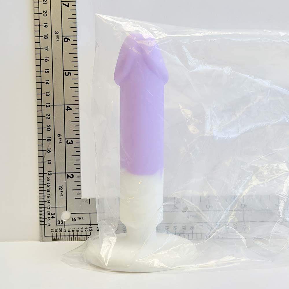 Lavender Drip, 6 inch one-of-one silicone Vault sample
