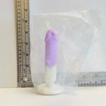 Purple and White Ombre, 5 inch one-of-one silicone Vault sample
