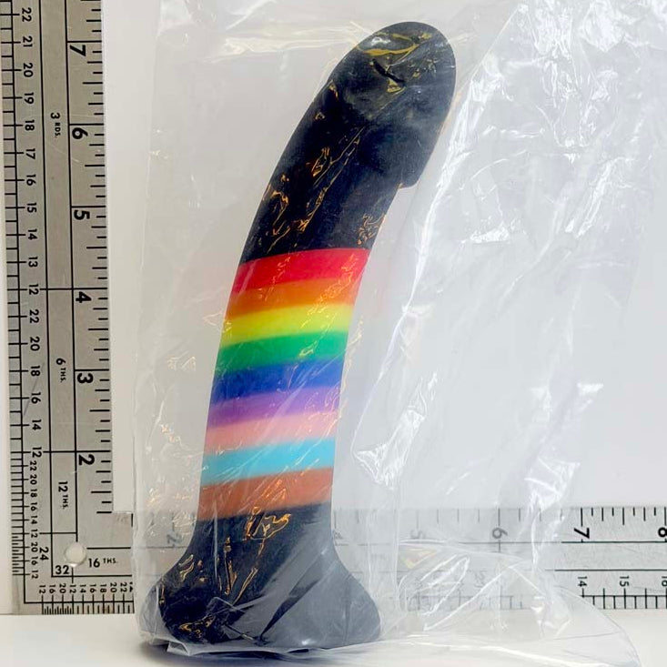 Rainbow Onyx, 7.5 inch silicone Vault sample