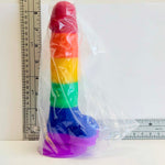 Rainbow Classic, 8.5 inch one-of-one silicone Vault sample