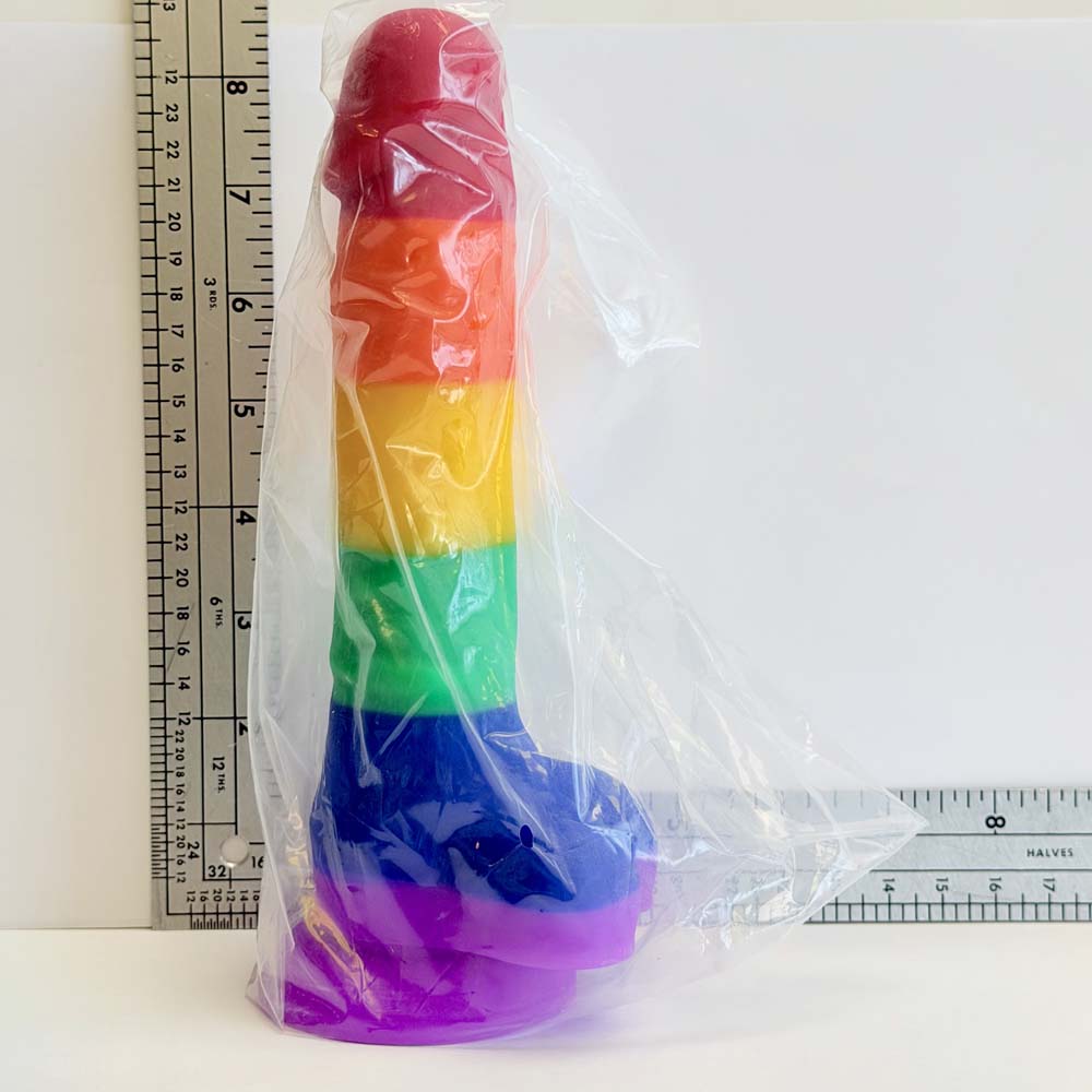 Rainbow Classic, 8.5 inch one-of-one silicone Vault sample