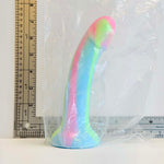 Rainbow Glow, 7.3 inch silicone Vault sample