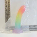 Rainbow Jelly, 6 inch one-of-one silicone Vault sample