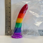 Rainbow Slim, 6.8 inch one-of-one silicone Vault sample