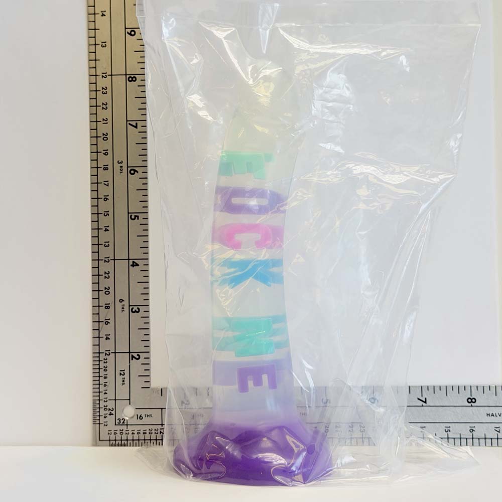 Rainbow Statement, 8.2 inch one-of-one silicone Vault sample