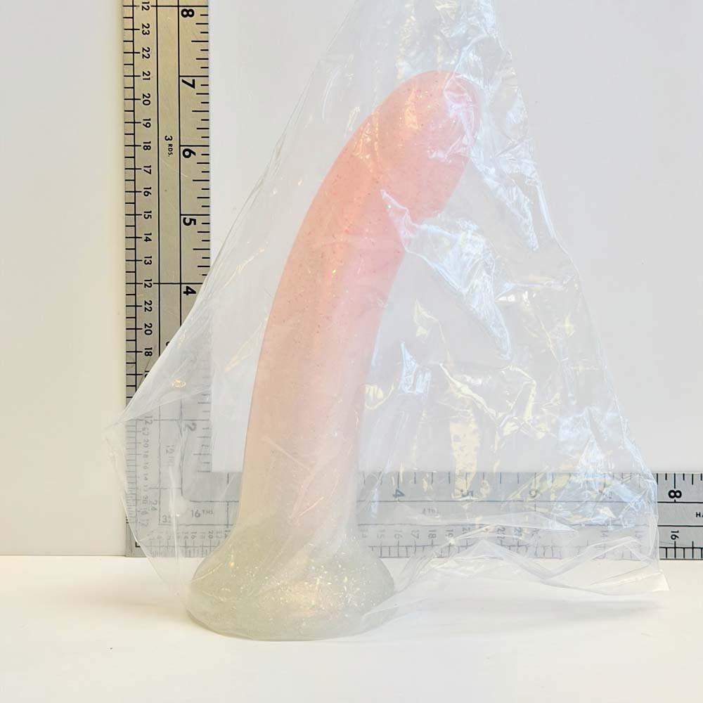 Rose Quartz, 6.5 inch one-of-one silicone Vault sample
