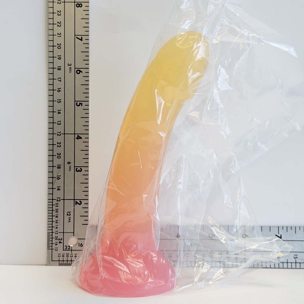 Sunset Fade, 7 inch one-of-one silicone Vault sample