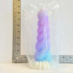 Unicorn Spiral, 9 inch fantasy silicone Vault sample