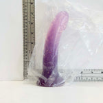 Violet Sparkle, 7 inch silicone Vault sample