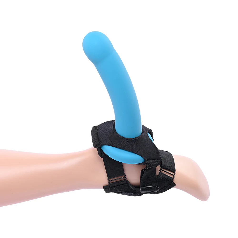 Pivot® Flex Foot Strap On Penetration Strap On harness for dildo shown on back of foot