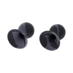 Velvet Noir Silicone Nipple Suckers Black Marble