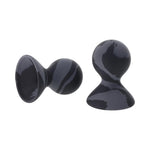 Velvet Noir Silicone Nipple Suckers Black Marble