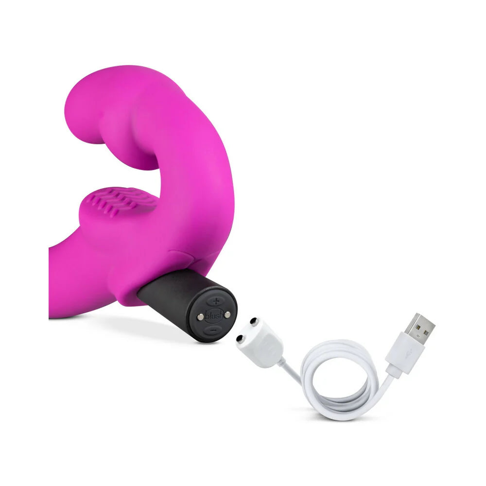 Temptasia Estella Silicone Strapless Strap-On Dildo with Bullet Vibrator