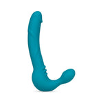 Luna Strapless Strap On Silicone Vibrating Dildo by Temptasia