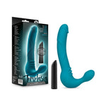 Luna Strapless Strap On Silicone Vibrating Dildo by Temptasia