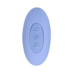 Tryst Duet - Rechargeable Double Ended Silicone Vibrator with Remote Control - Periwinkle