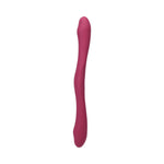 Tryst Duet - Rechargeable Double Ended  Silicone Vibrator with Remote Control - Berry