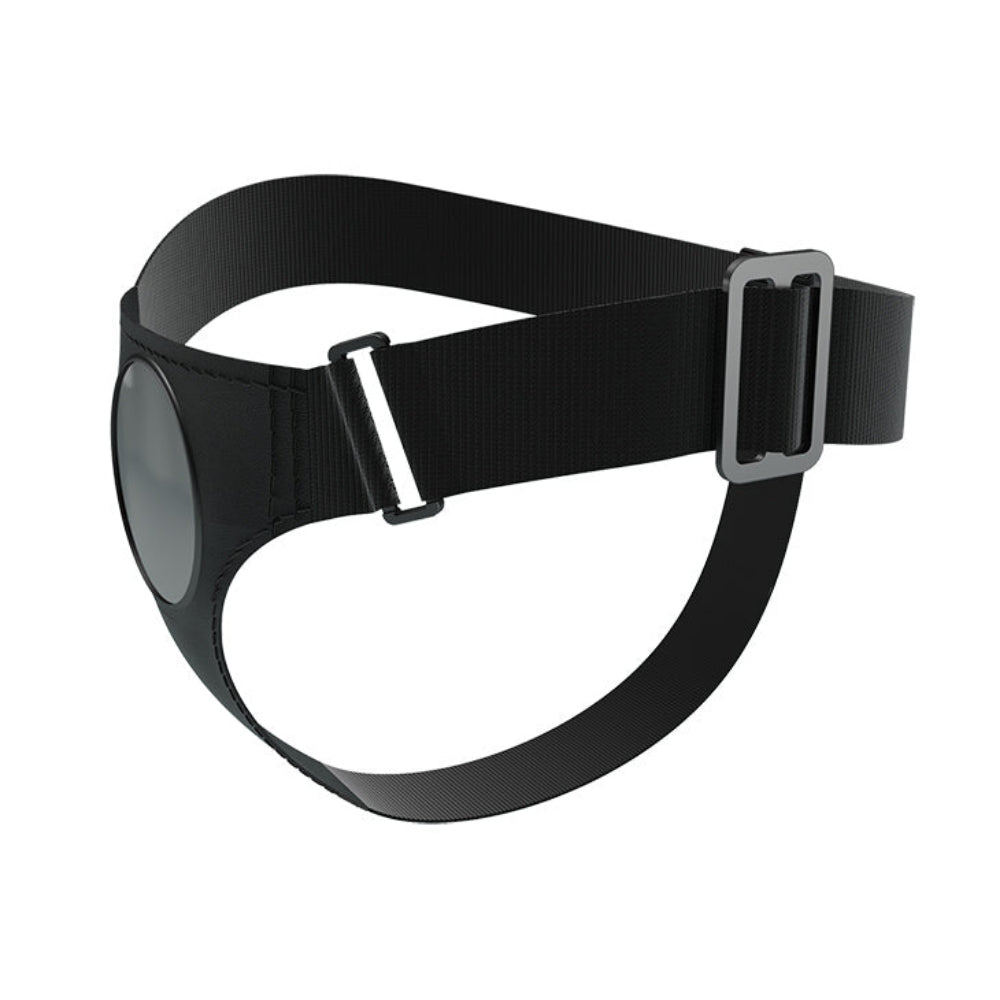 Black Adjustable strap dock style strap on harness with suction plate for dildos form the  side