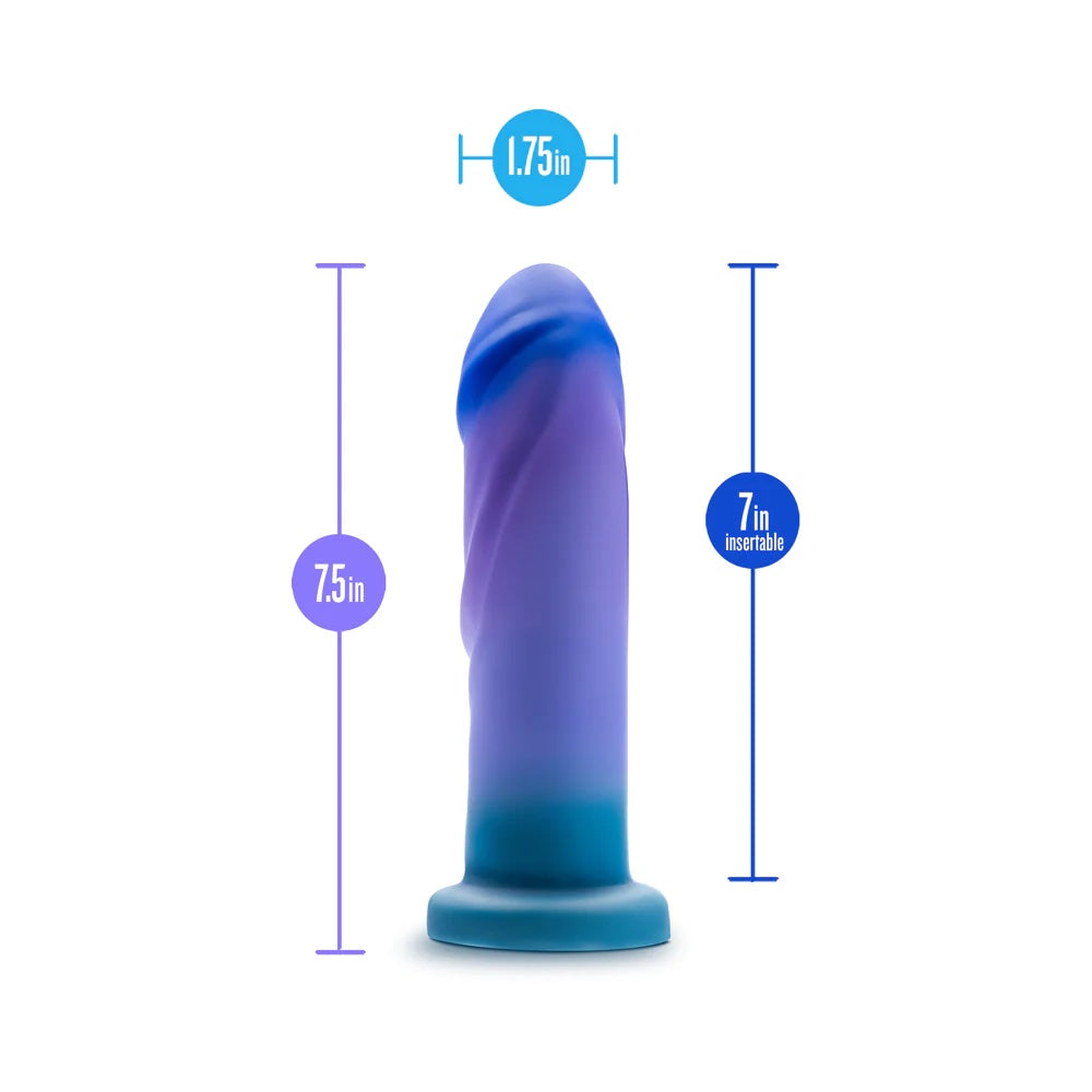 Avant Midnight Rendezvous Ocean Silicone Dildo dimensions