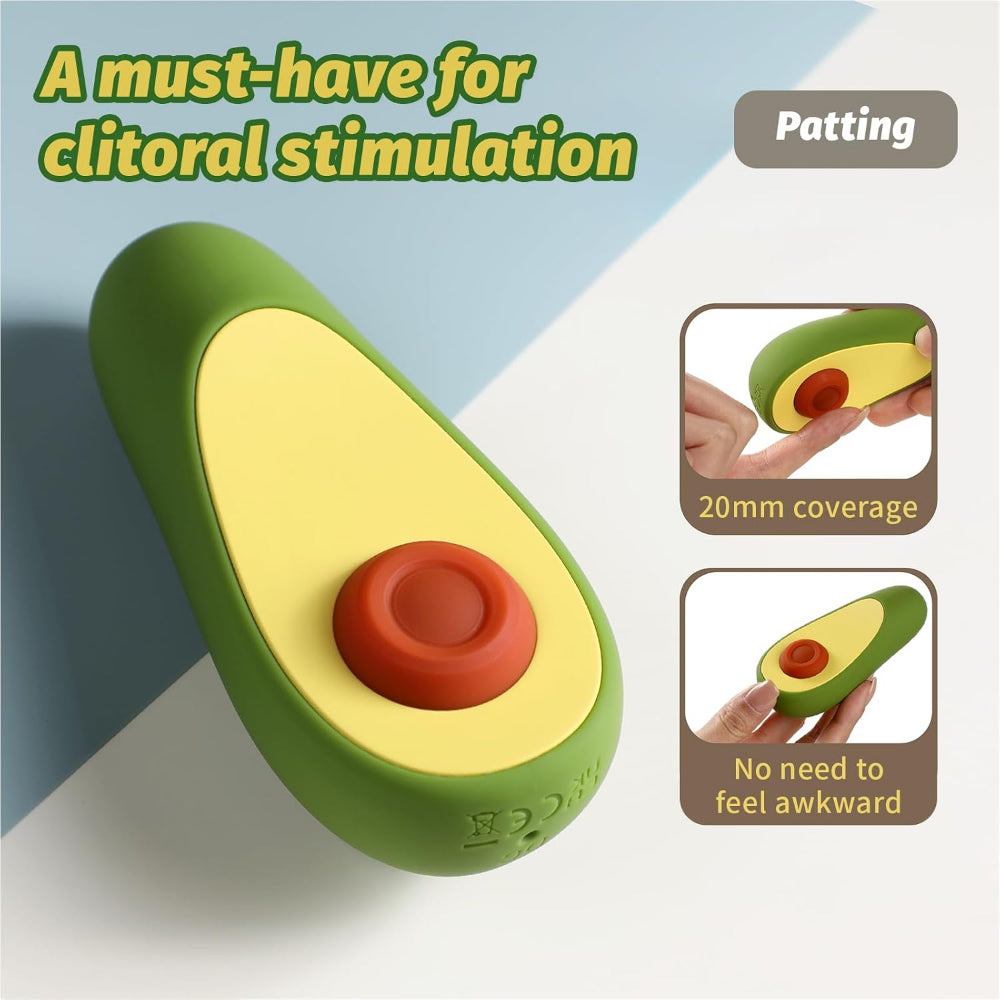 Nexus Avo Tap silicone avocado shaped clitoral tapping stimulator 