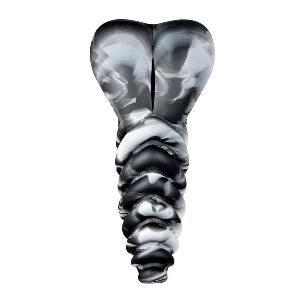 Banana Pants LuV Grind dildo cushion Black and white Swirl