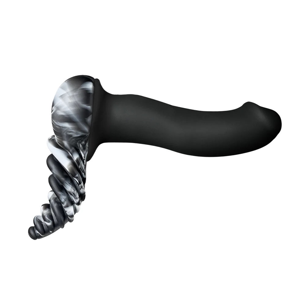 Banana Pants LuV Grind dildo cushion Black and white Swirl