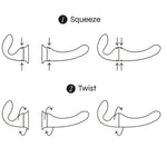 Banana Split dollop and Banana how to disconnect as a graphic sketch