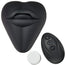 bananapants Kissi and puck vibrating black lips and tongue silicone grind dildo cushion