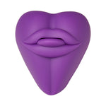 Bananapants Purple silicone lips and tongue soft dildo  grinder cushion