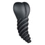 Luvgrind - Hybrid Dildo Base Stimulator Cover and Grinder - Black