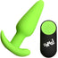 Bang! 21x Vibrating Silicone Rechargeable Butt Plug - Remote Control - Glow in the Dark