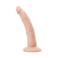 Vanilla Jack Au Naturel slim sensafeel dildo with suction cup from the side