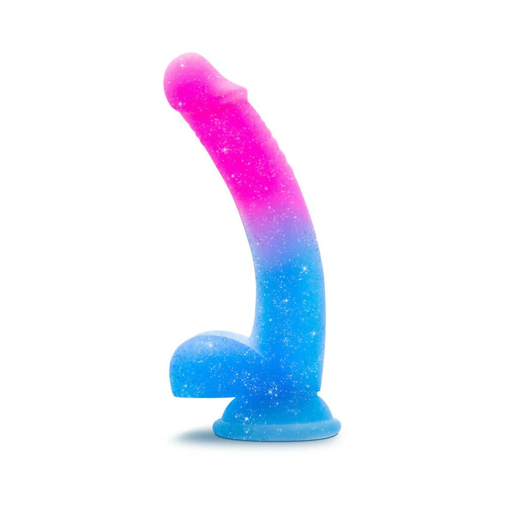 blush avant chasing sunset silicone ombre glitter dildo