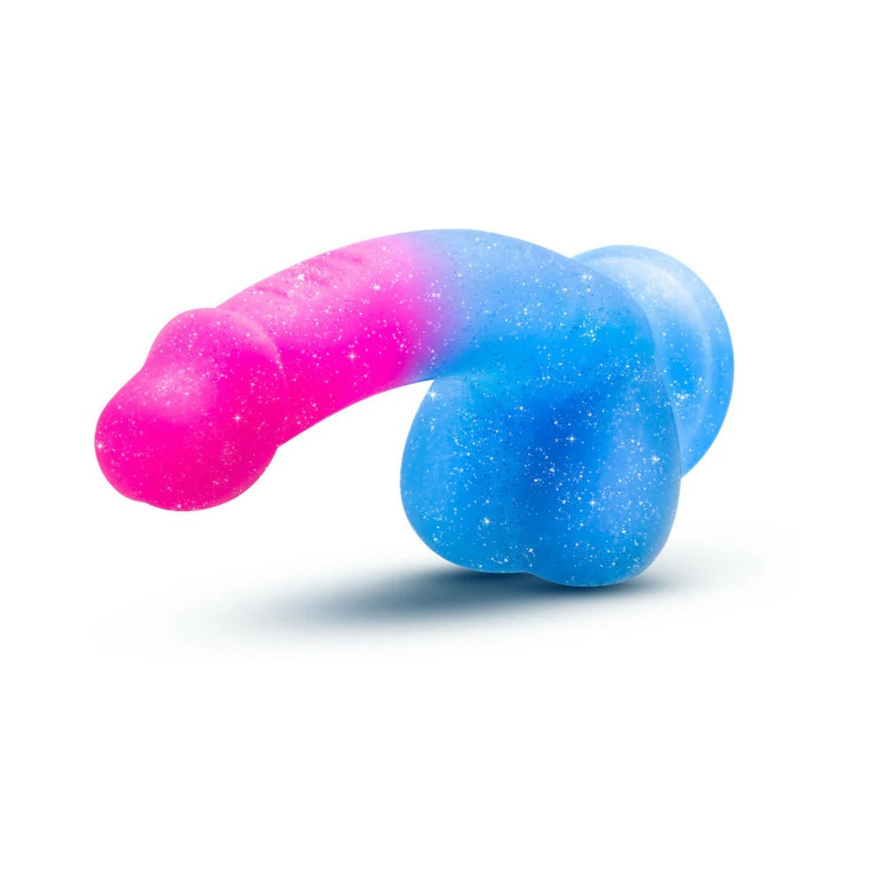 blush avant chasing sunset silicone ombre glitter dildo