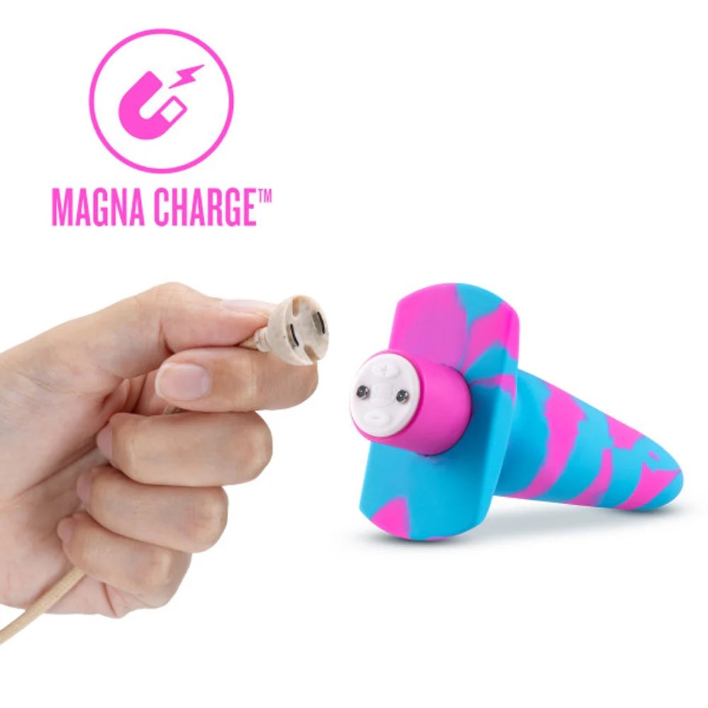 Avant Vibrotize Fuschia vibrating anal plug