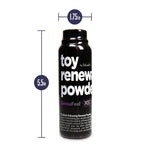 blaack sensafeel toy renewal powder bottle with dimensions