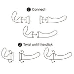Banana Split dollop and Banana how to connect as a graphic sketch