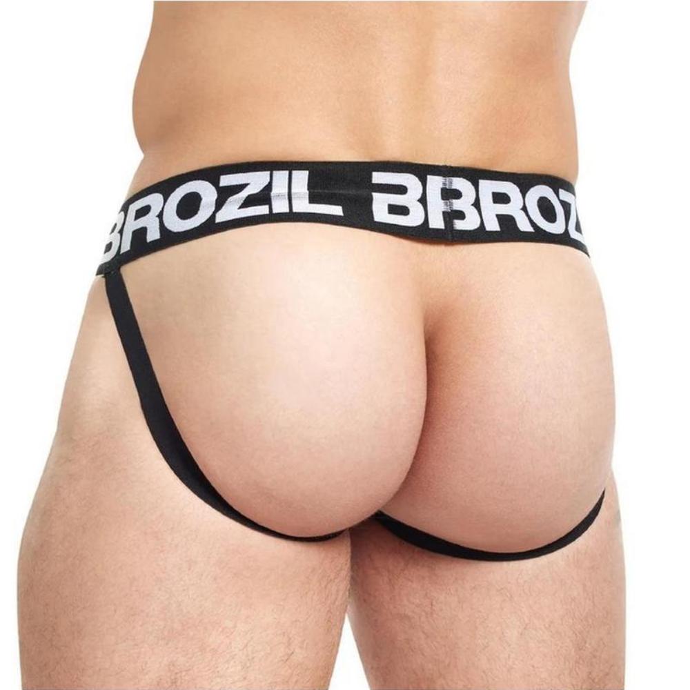 Ultra Bulge Enhancing Jockstrap By Brozil - Black